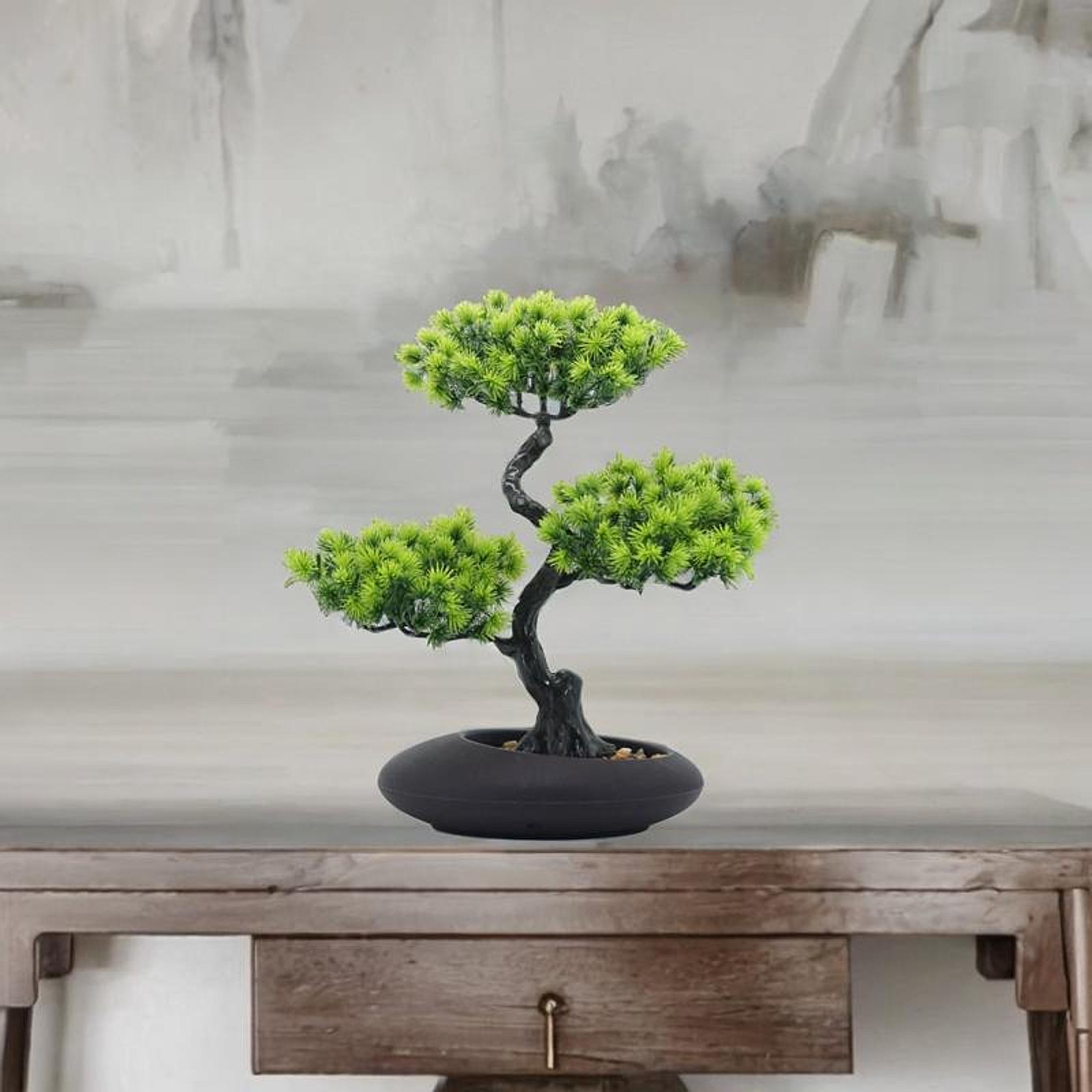 Bonsai Garden Kit - Artificial Potted Greeting Pine Lifelike for