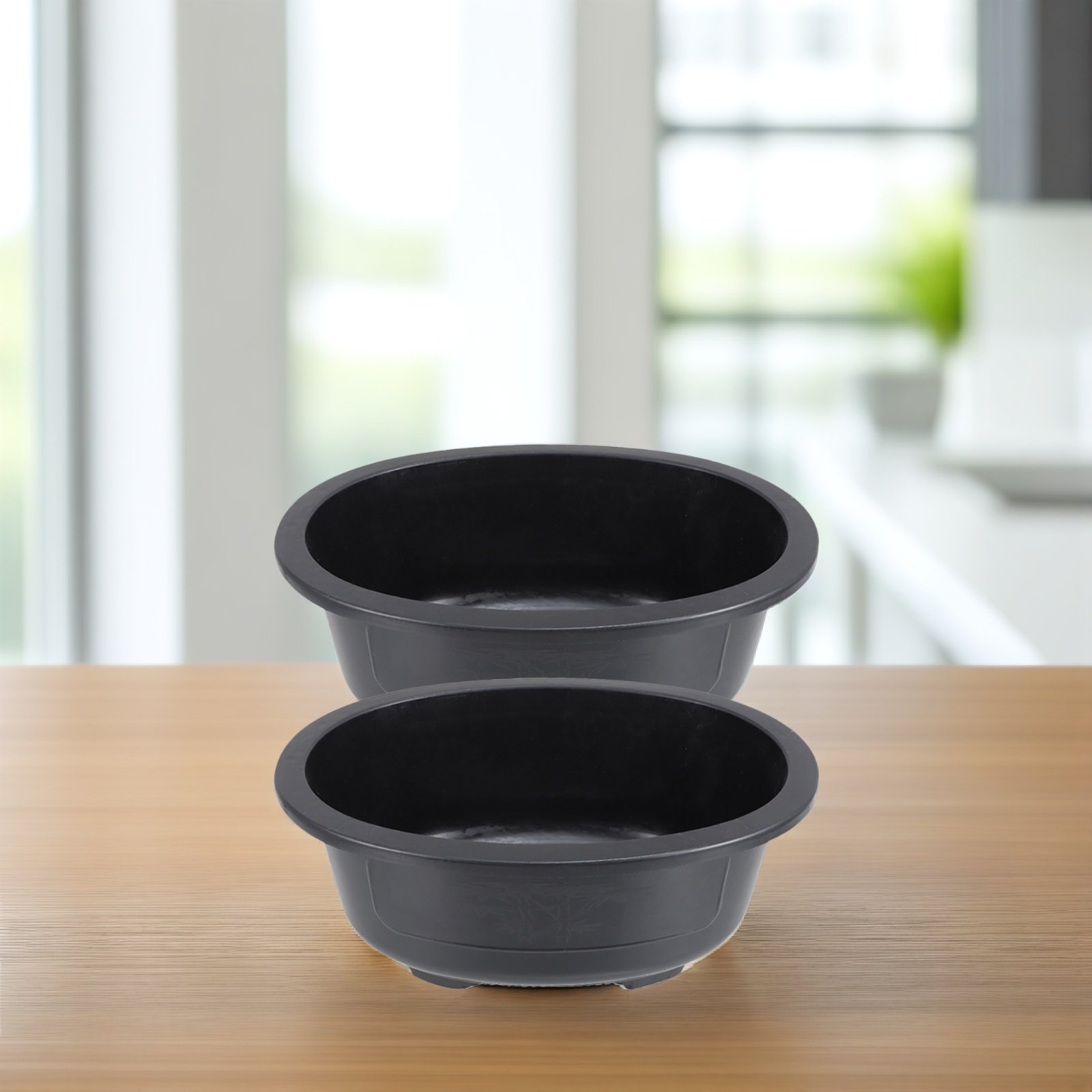 Bonsai Vertical Garden - 2Pcs Garden Oval Plant Container Large