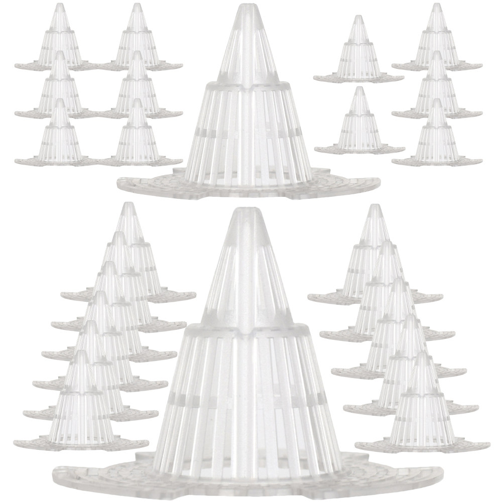 24Pcs Cone Plastic Flower Pot  - Us Bonsai Garden avaliação e preço