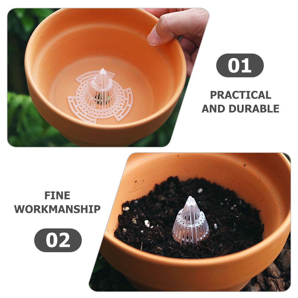 24Pcs Cone Plastic Flower Pot  - Us Bonsai Garden avaliação e preço