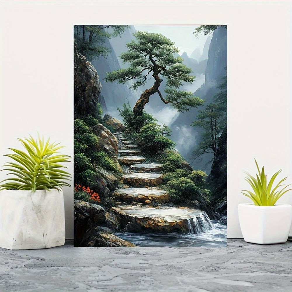 Zen Garden Canvas Artwork Feat - Bonsai Vertical Garden avaliação e preço