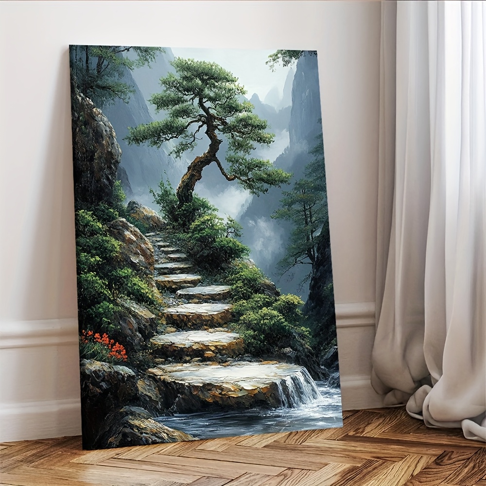 Zen Garden Canvas Artwork Feat - Bonsai Vertical Garden avaliação e preço