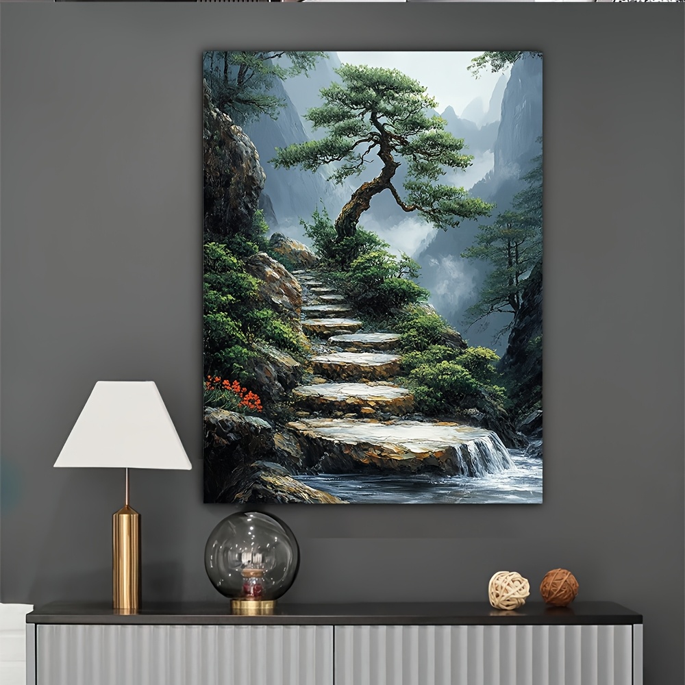 Zen Garden Canvas Artwork Feat - Bonsai Vertical Garden avaliação e preço