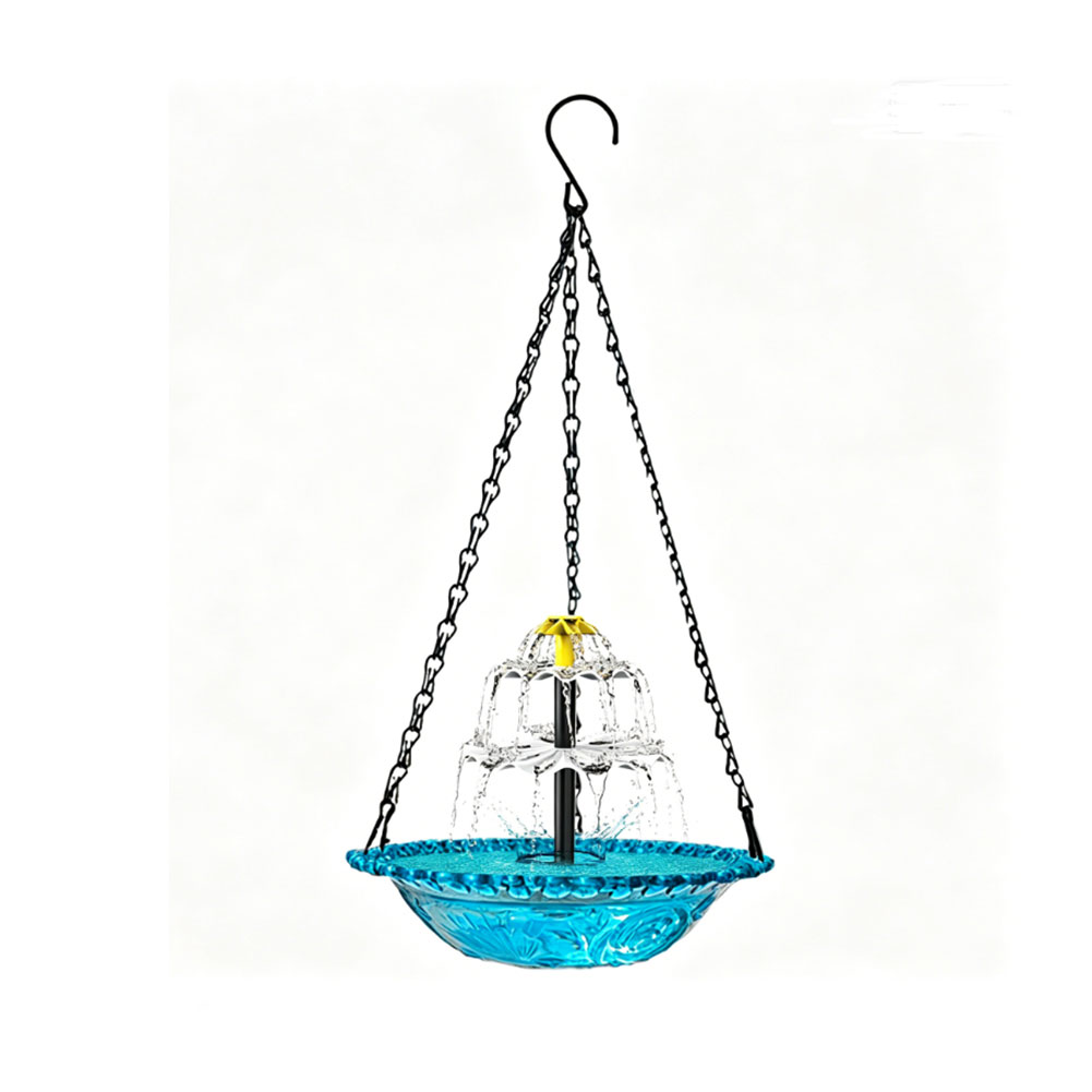 Solar Bird Bath Fountain with  - Bonsai Garden Backyard avaliação e preço