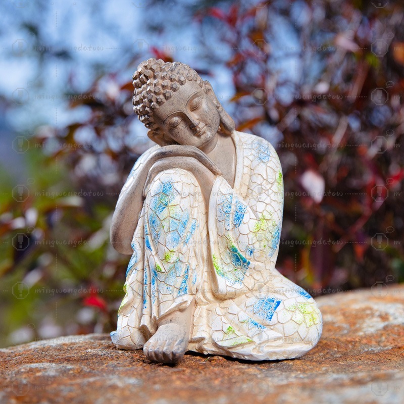 Mini Buddha Statue Ornament, N - Us Bonsai Garden avaliação e preço