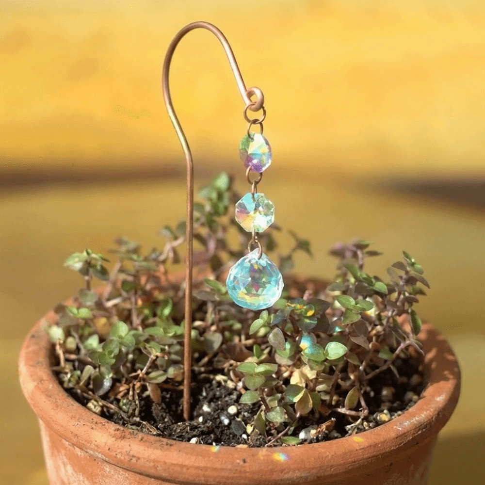 Reflective Crystal Garden Stak - Bonsai Garden Backyard avaliação e preço