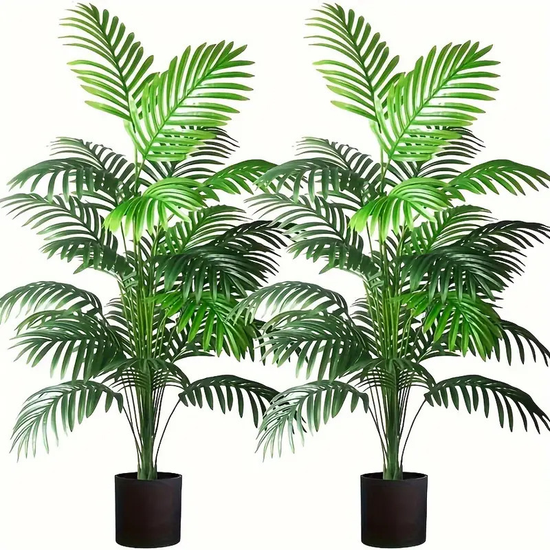 24 Leaves Areca Palm Artificia - Bonsai Garden Kit avaliação e preço