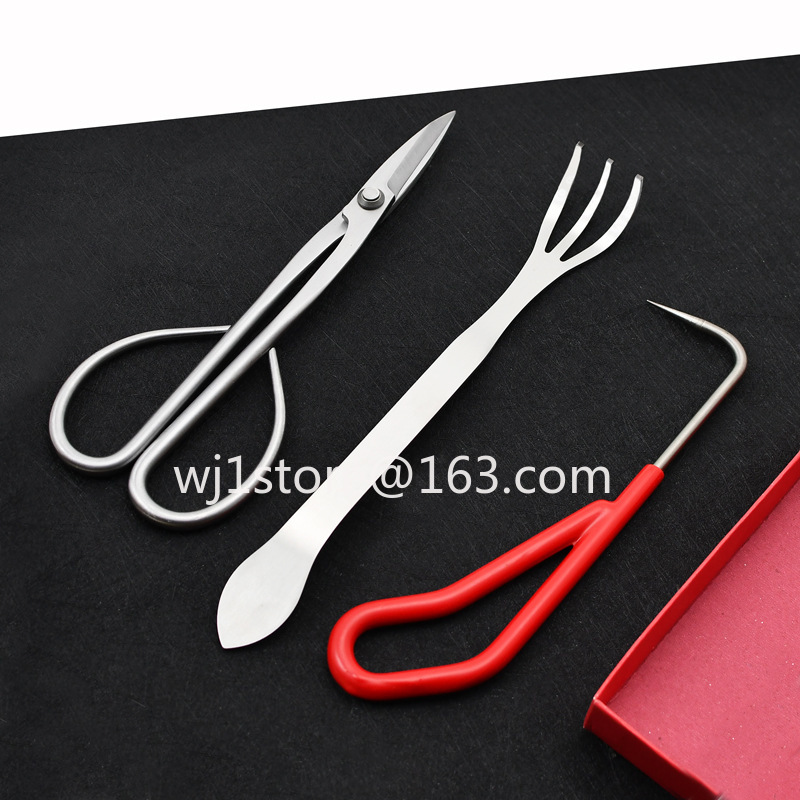Stainless steel bonsai shears  - Root Hook Tool avaliação e preço