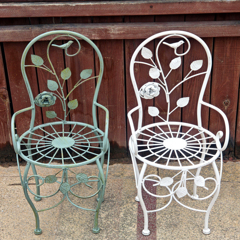 Iron Rose Flower Stand Stool V - Bonsai Vertical Garden avaliação e preço