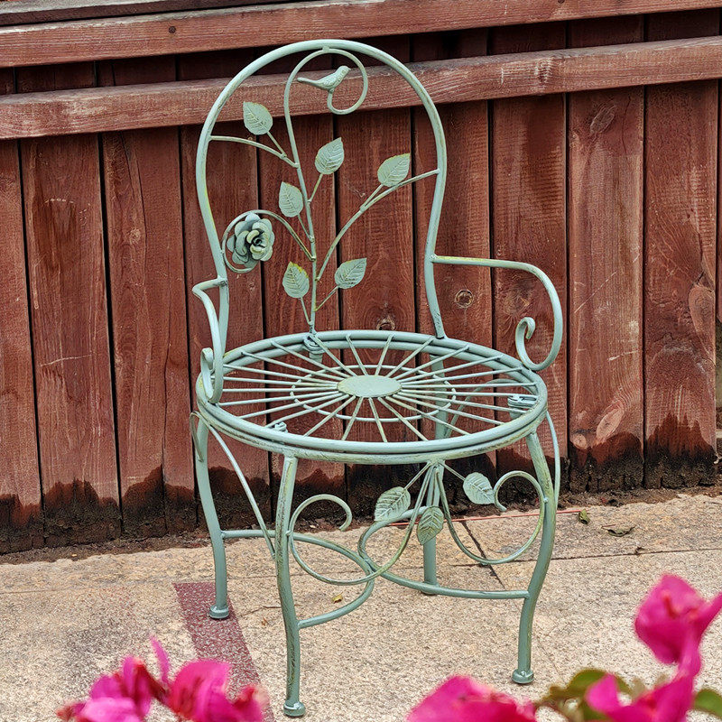 Iron Rose Flower Stand Stool V - Bonsai Vertical Garden avaliação e preço