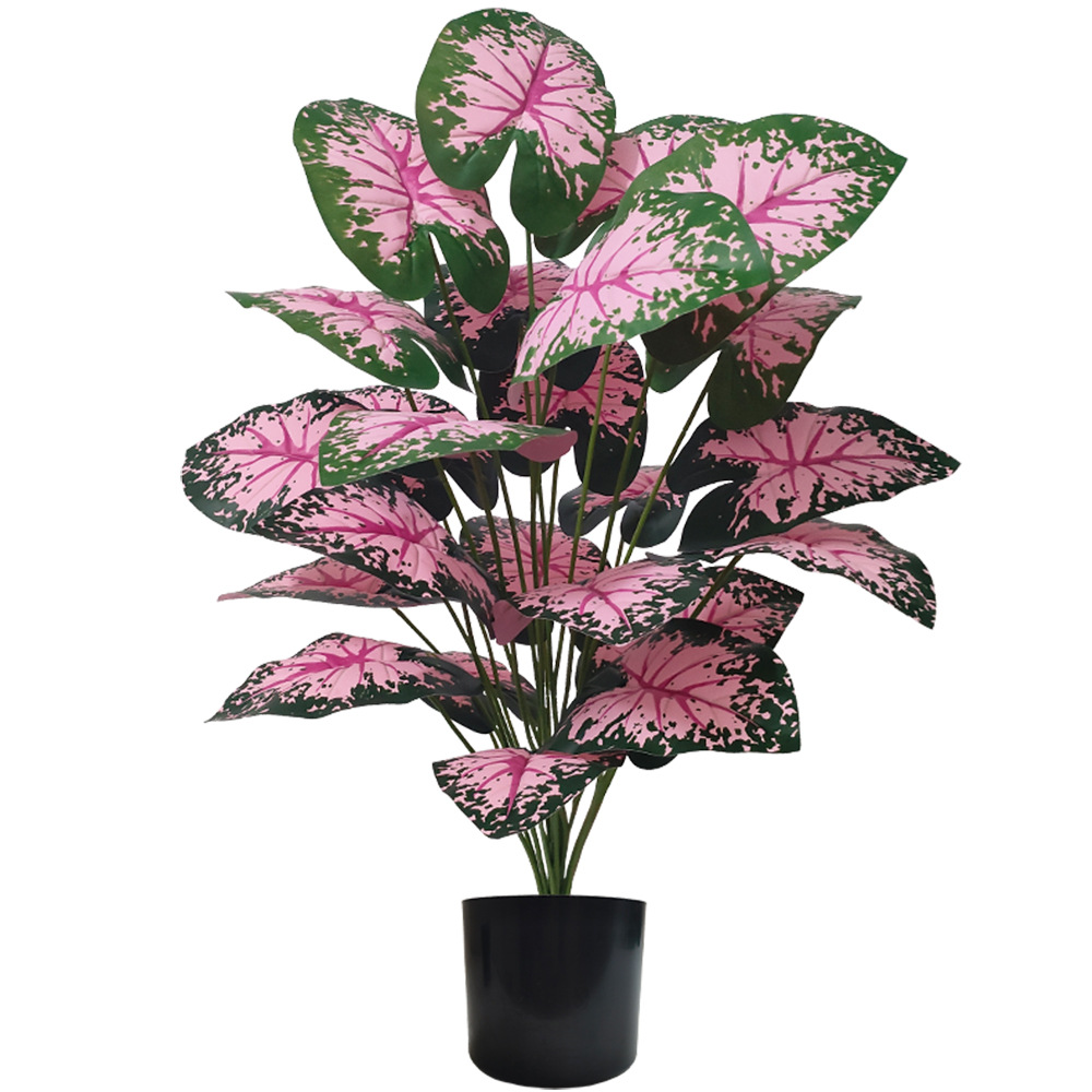 Pink Leaf Potted Plants Fake A - Bonsai Garden Kit avaliação e preço