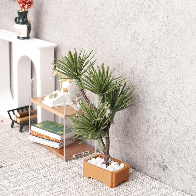 1Pcs 1/12 Dollhouse Simulation - Us Bonsai Garden avaliação e preço