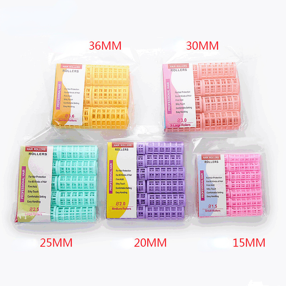 No Heat Hair Rollers Set Plast - Root Hook Tool avaliação e preço