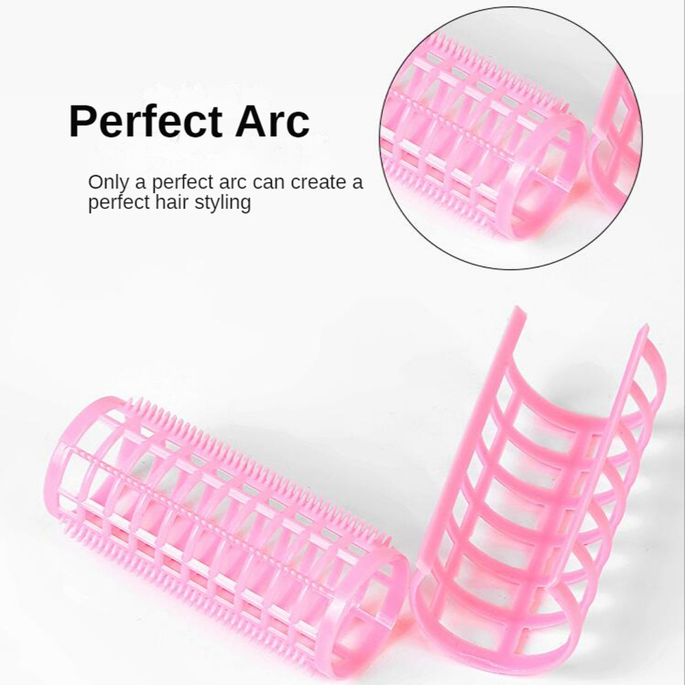 No Heat Hair Rollers Set Plast - Root Hook Tool avaliação e preço