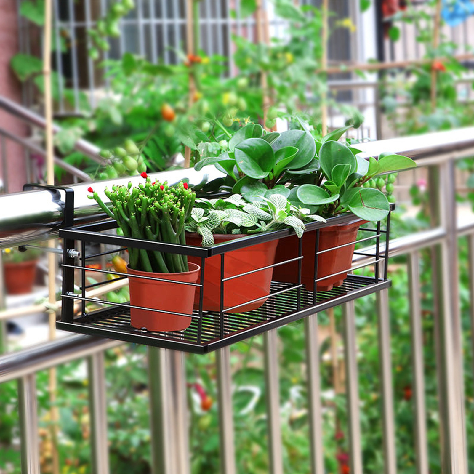 1Pcs Balcony Hanging Flower Po - Us Bonsai Garden avaliação e preço