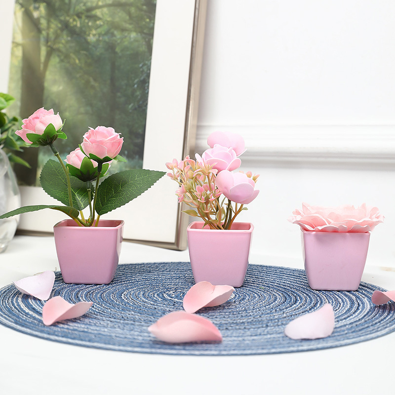 (A set of 3PCS) Simulated Mini - Bonsai Garden Kit avaliação e preço