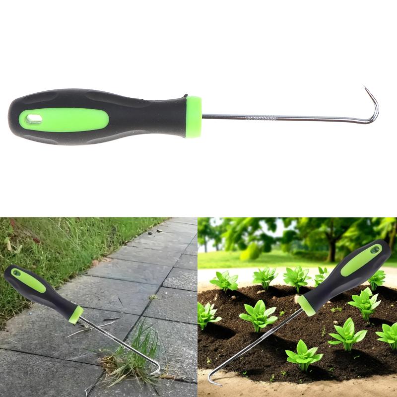 New Heavy-Duty Weed Puller Too - Root Hook Tool avaliação e preço