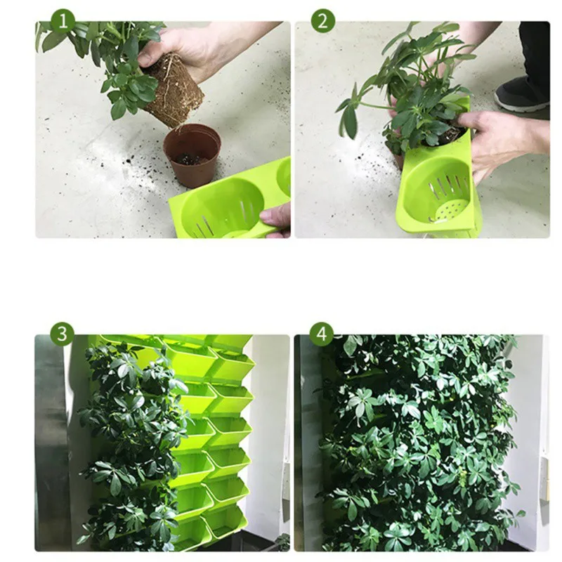 1PC Self Watering Flower Pot V - Bonsai Vertical Garden avaliação e preço