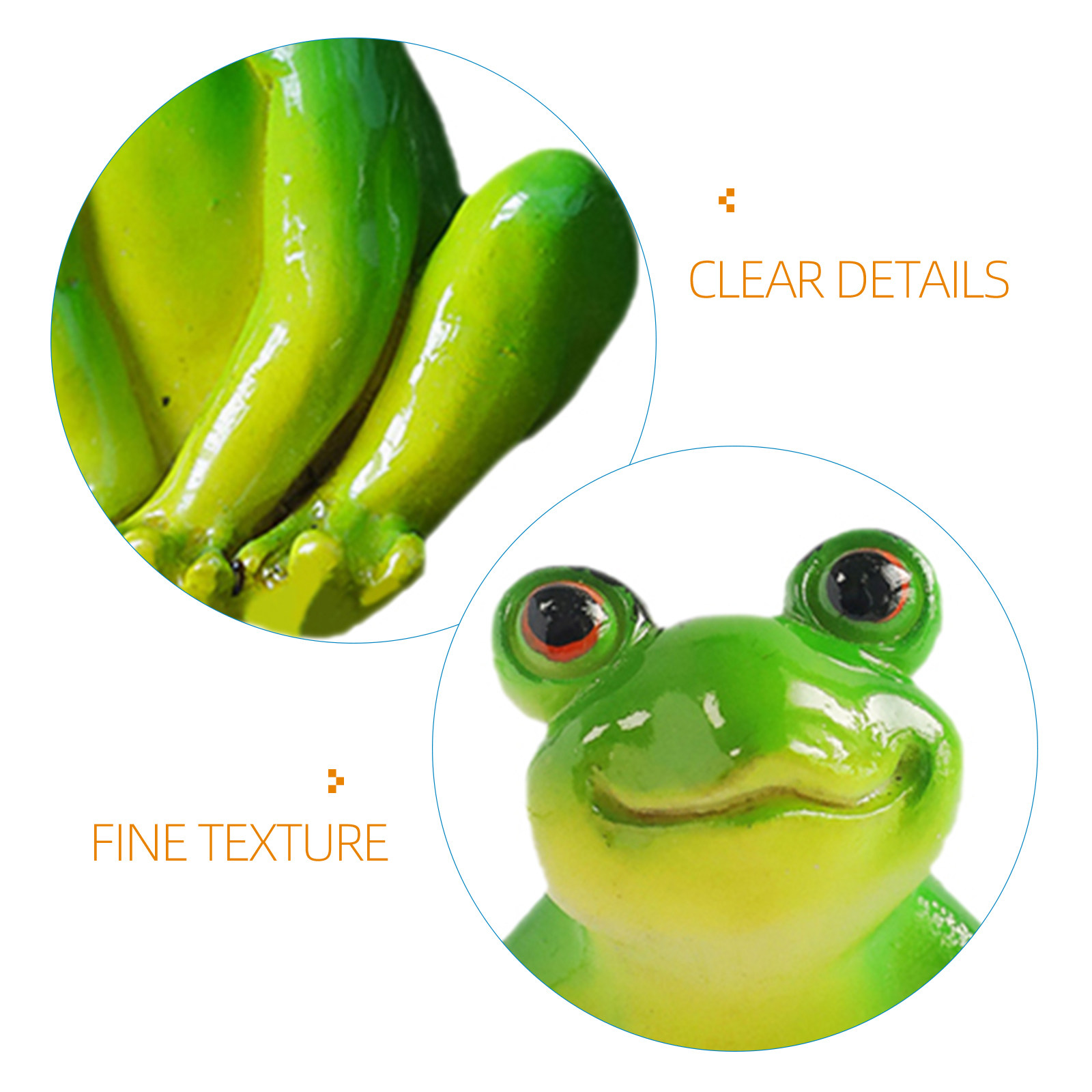 4Pcs Resin Mini Frogs Garden O - Bonsai Garden Backyard avaliação e preço