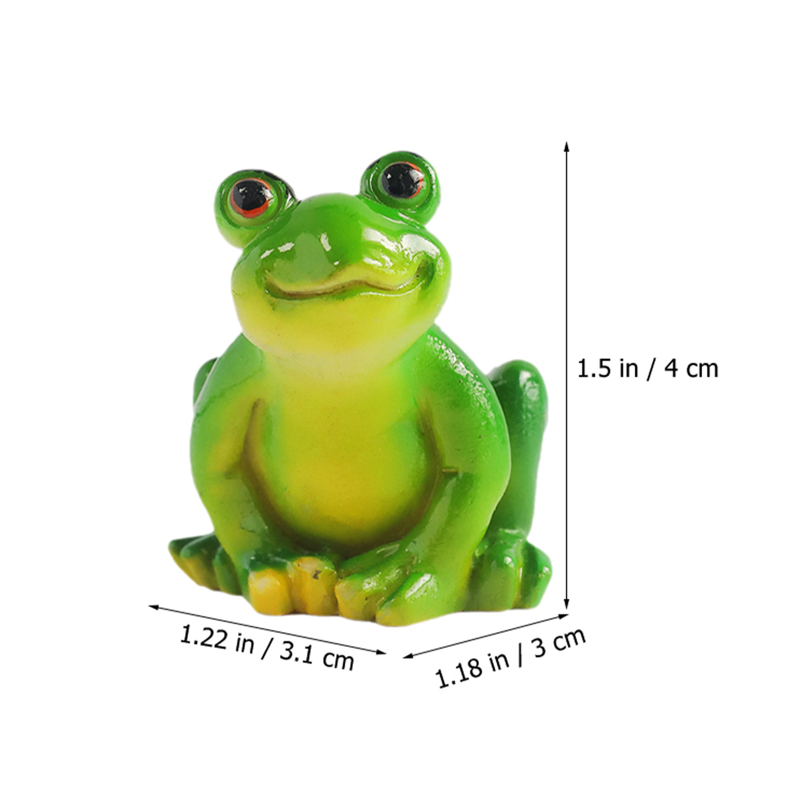 4Pcs Resin Mini Frogs Garden O - Bonsai Garden Backyard avaliação e preço