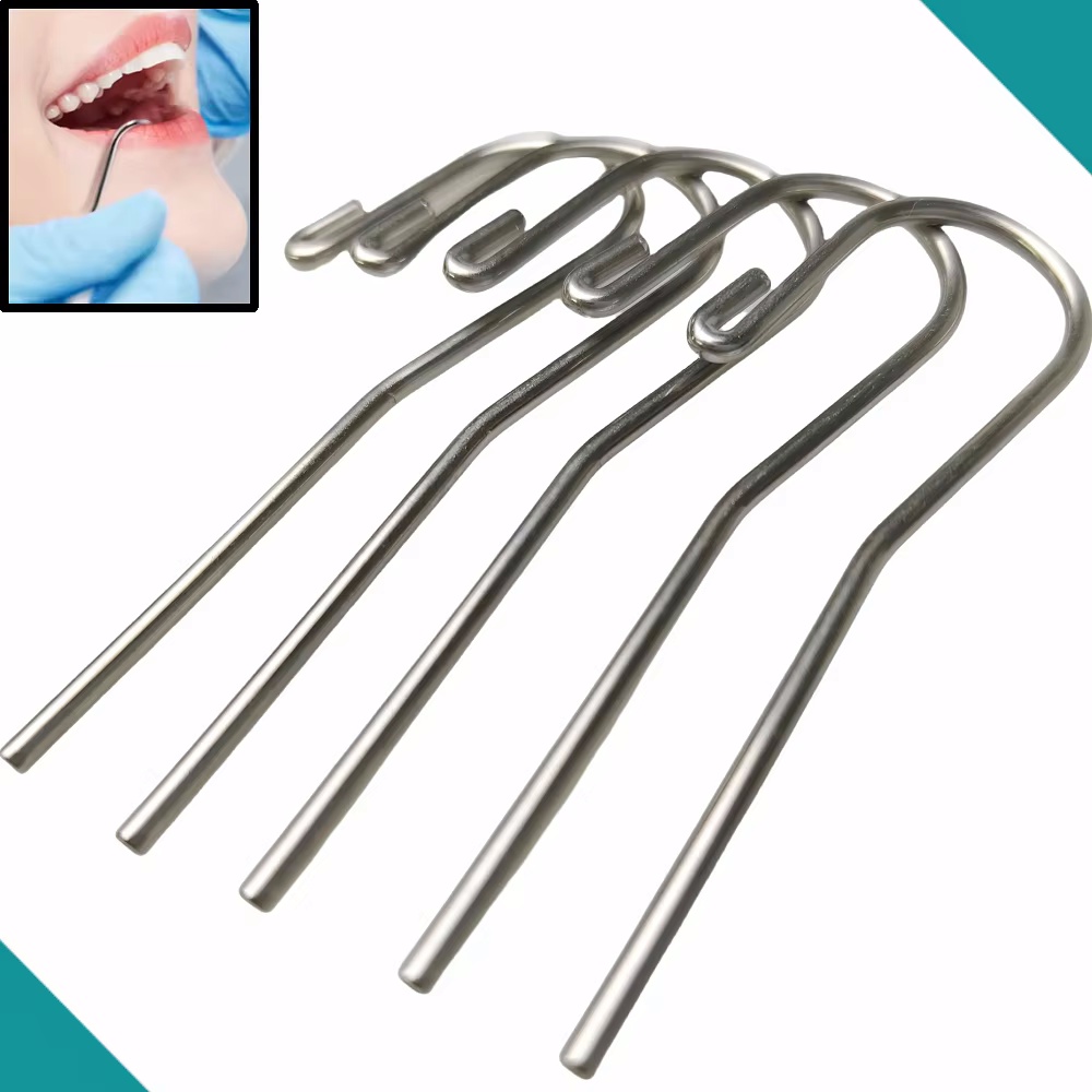 5Pcs/Pack Stainless Steel Dent - Root Hook Tool avaliação e preço