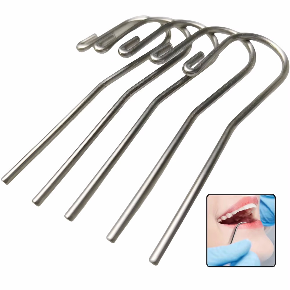 5Pcs/Pack Stainless Steel Dent - Root Hook Tool avaliação e preço