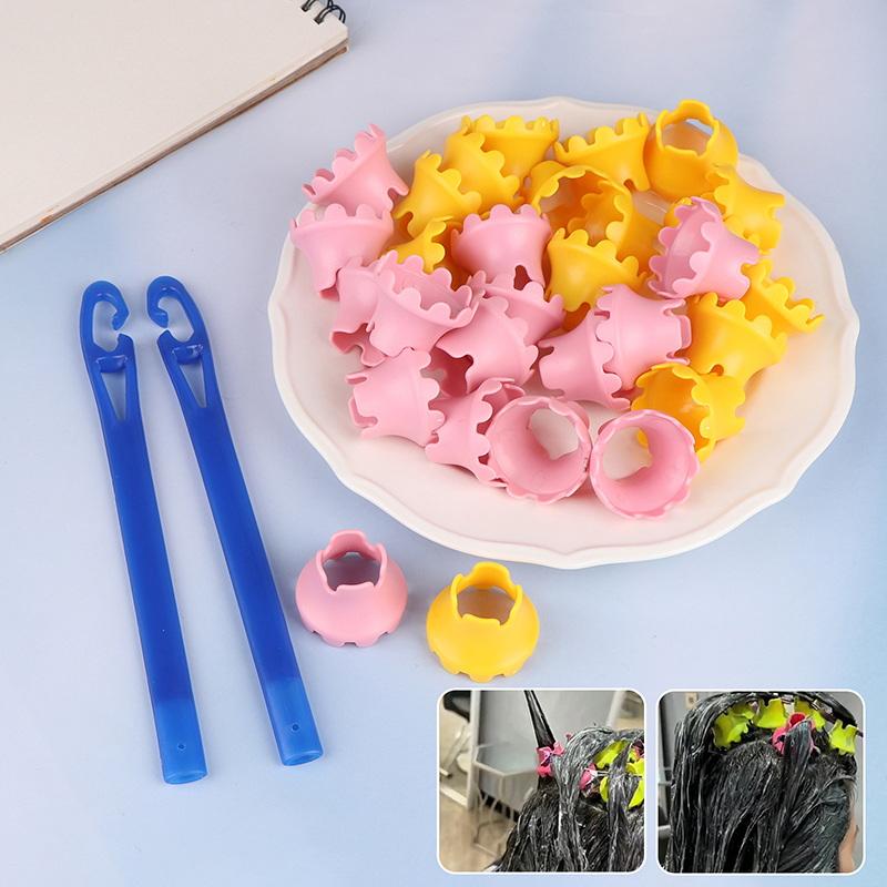 15/18Pcs Hair Root Perm Rods B - Root Hook Tool avaliação e preço