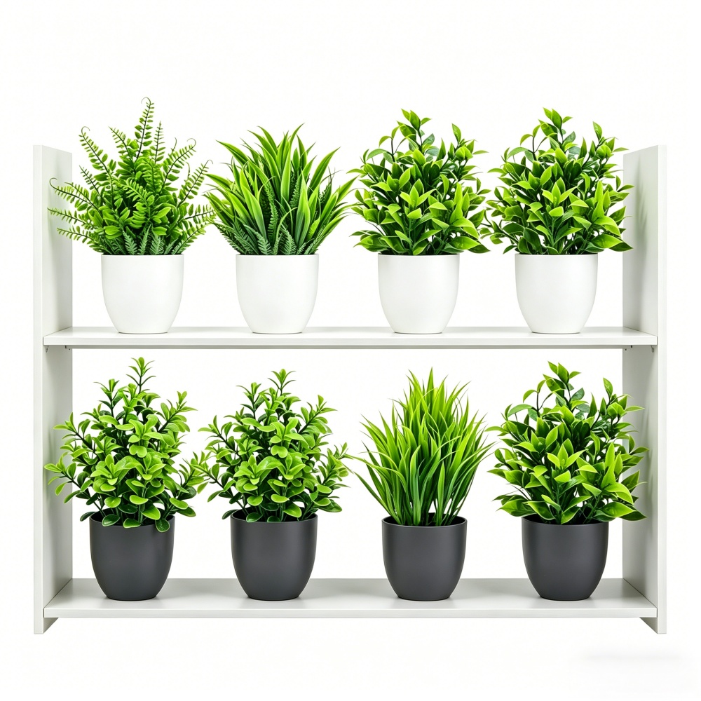 4pcs/set Mini Artificial Plant - Bonsai Garden Kit avaliação e preço