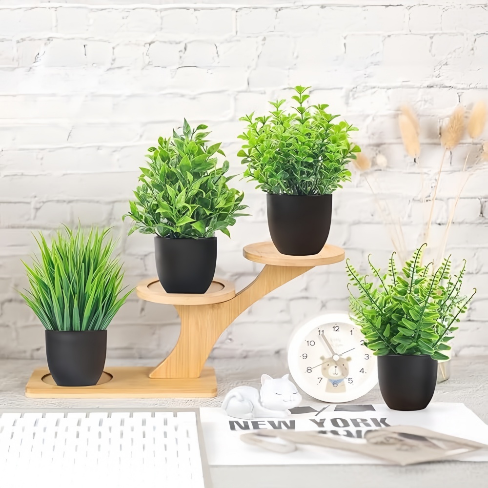 4pcs/set Mini Artificial Plant - Bonsai Garden Kit avaliação e preço