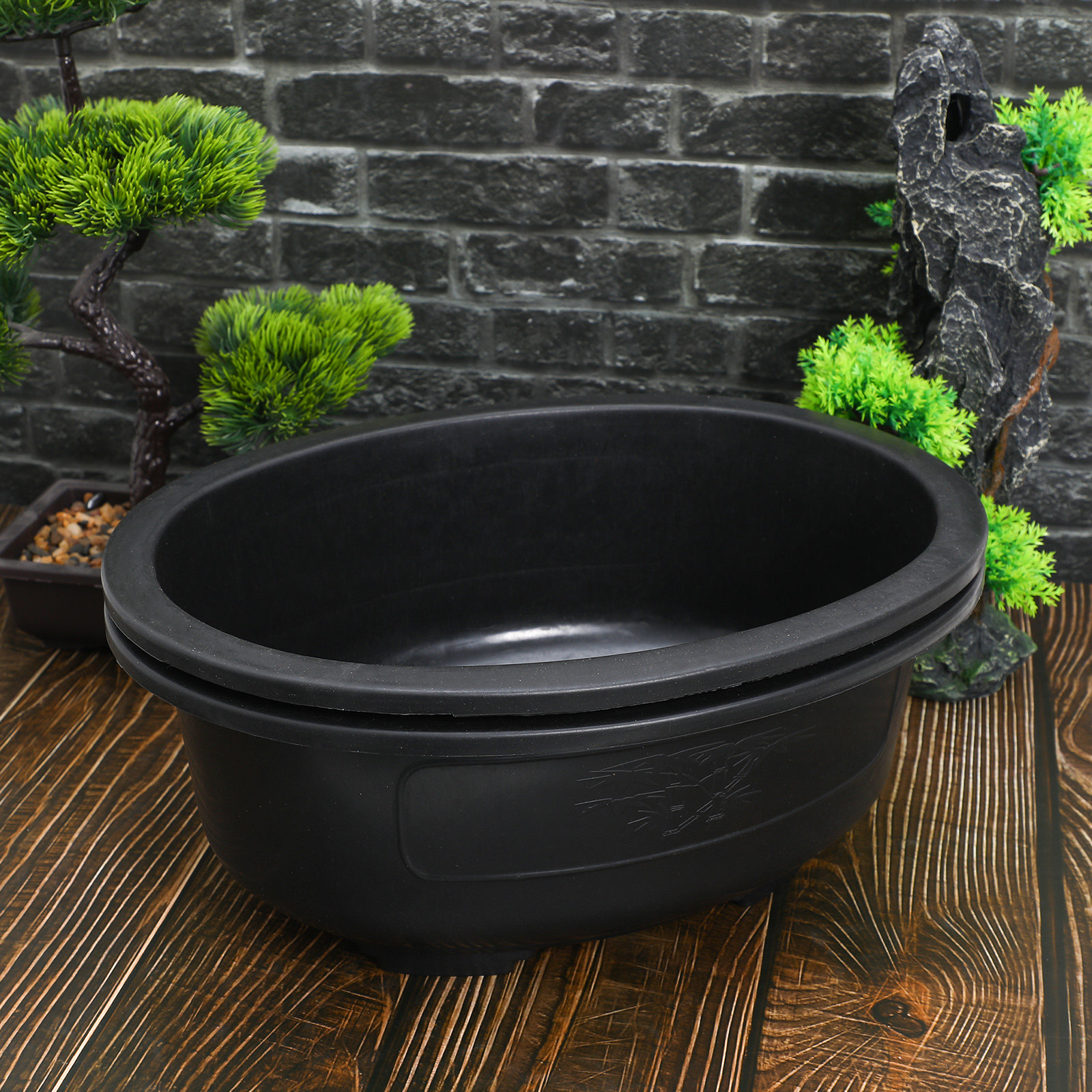 2Pcs Garden Oval Plant Contain - Bonsai Vertical Garden avaliação e preço