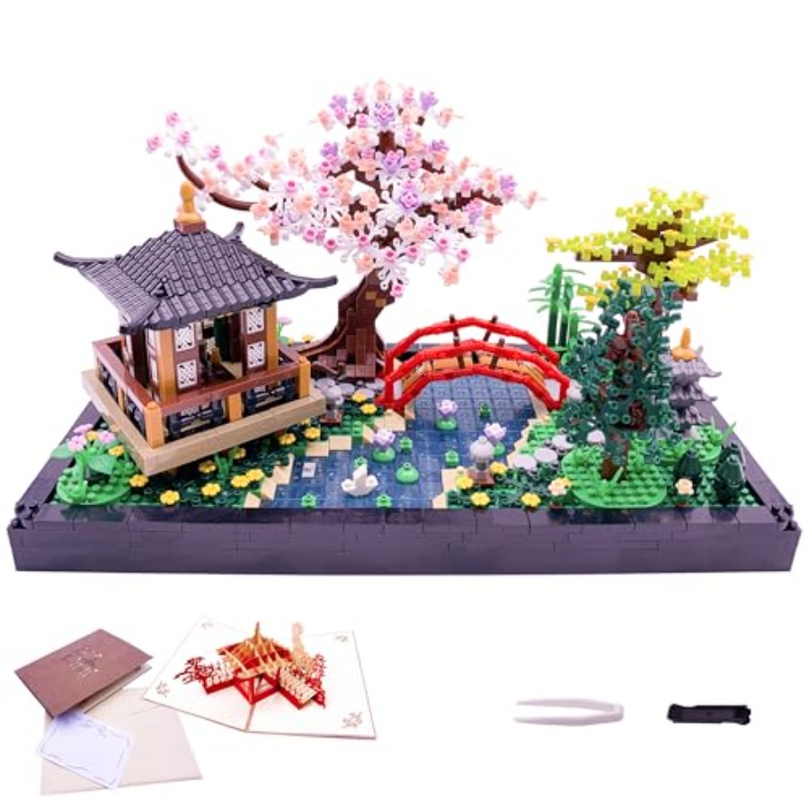 Micro Building Blocks Sets Chi - Bonsai Zen Garden Set avaliação e preço