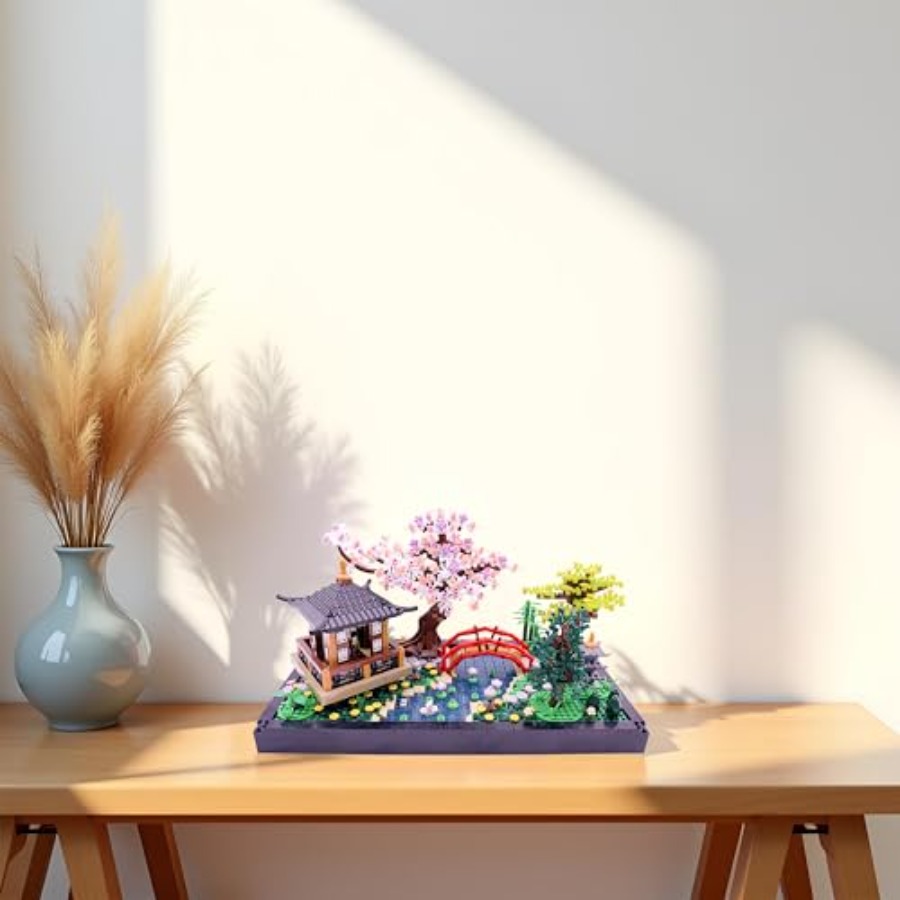 Micro Building Blocks Sets Chi - Bonsai Zen Garden Set avaliação e preço