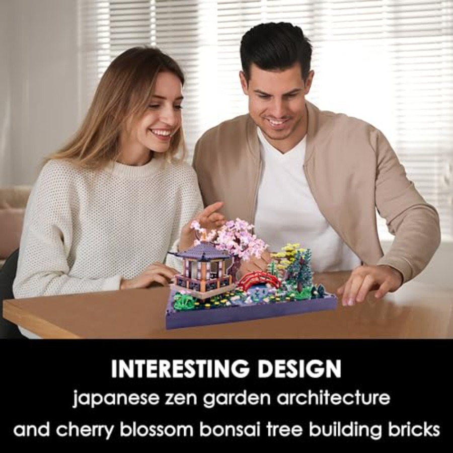 Micro Building Blocks Sets Chi - Bonsai Zen Garden Set avaliação e preço
