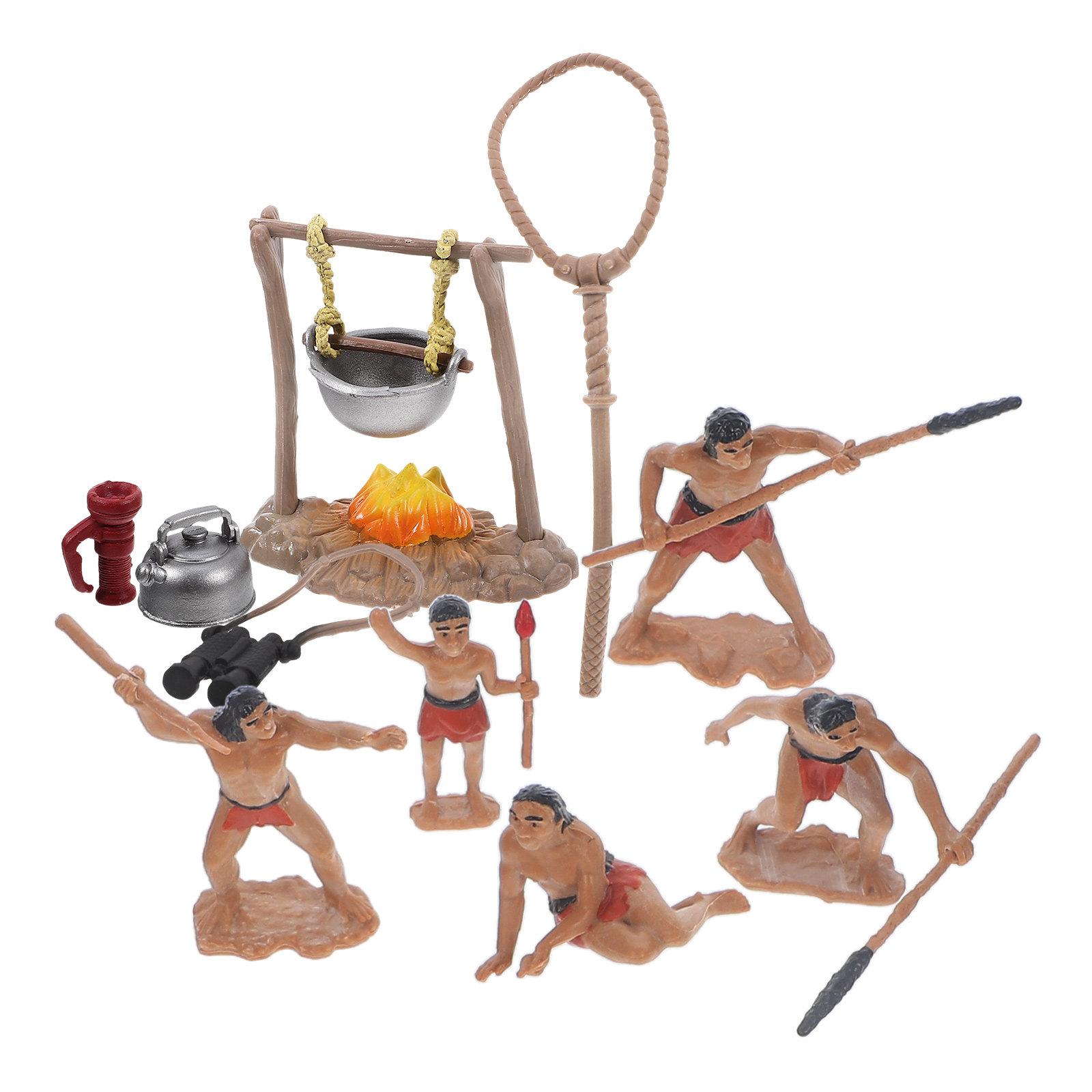 1Set Mini Primitive Men Decor  - Bonsai Tool Set avaliação e preço