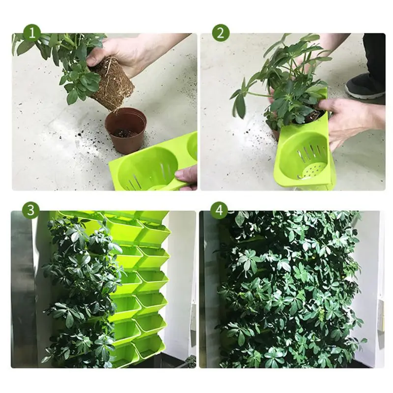 Stackable Flower Pot Wall Hang - Bonsai Vertical Garden avaliação e preço