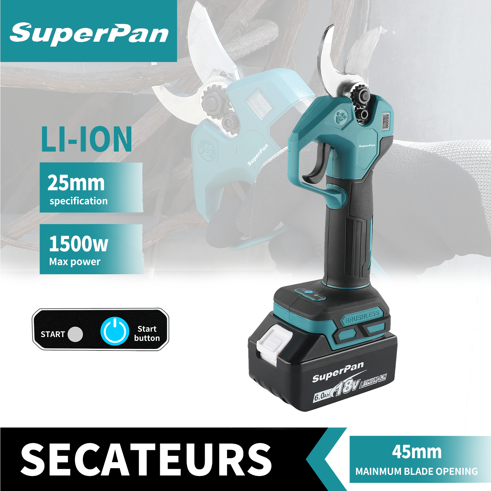 SuperPan 40mm Brushless Cordle - Us Bonsai Garden avaliação e preço