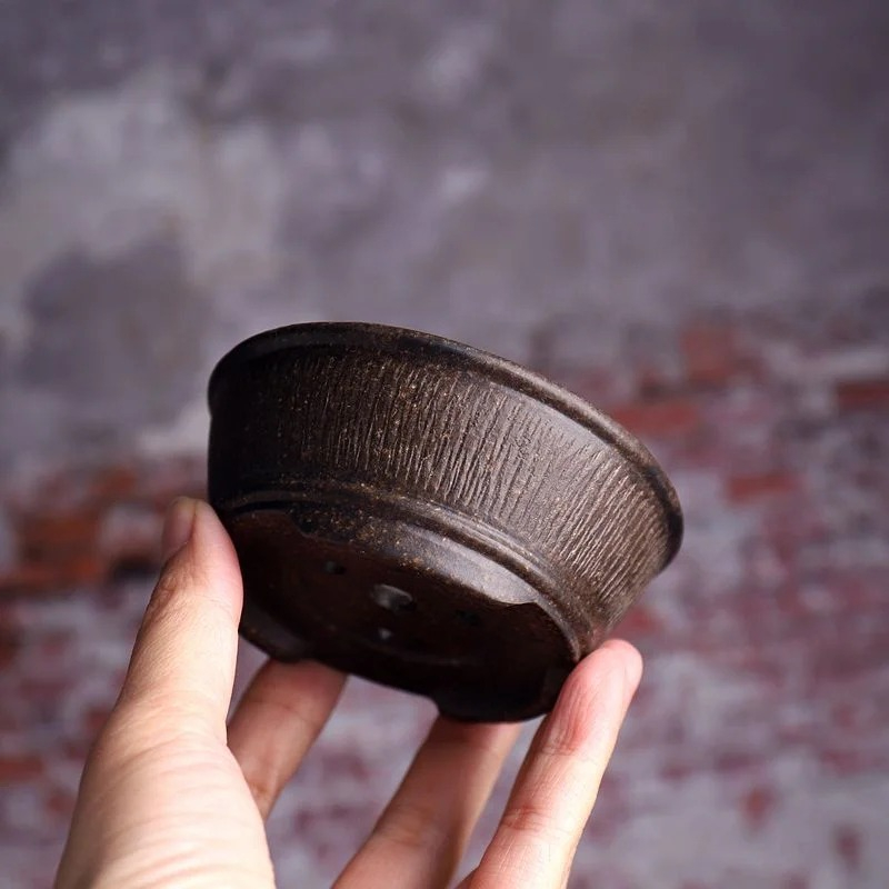 Ceramic Circle Bowl Bonsai Pot - Bonsai Vertical Garden avaliação e preço