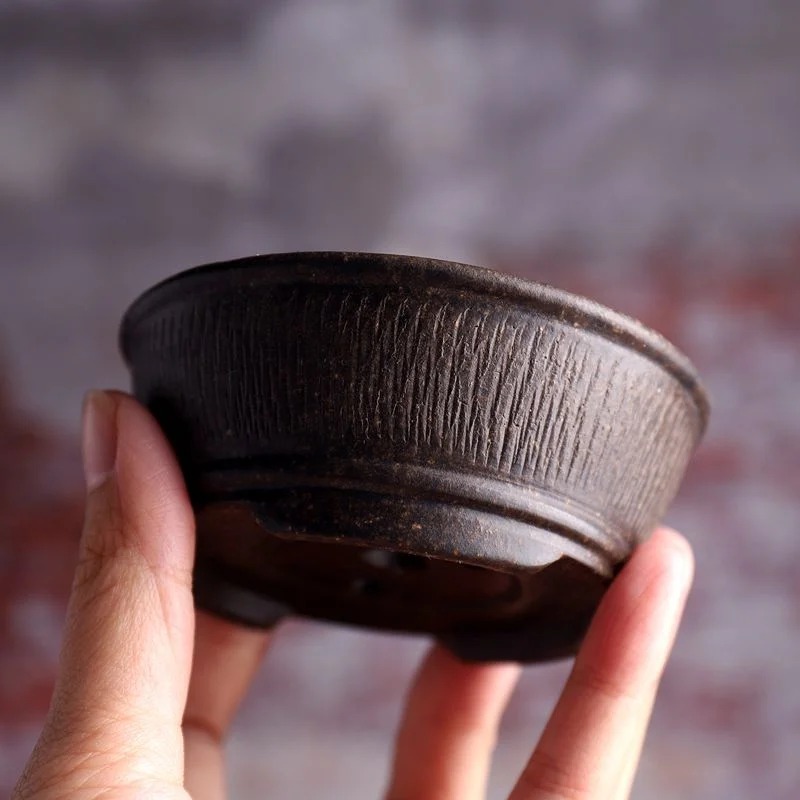 Ceramic Circle Bowl Bonsai Pot - Bonsai Vertical Garden avaliação e preço