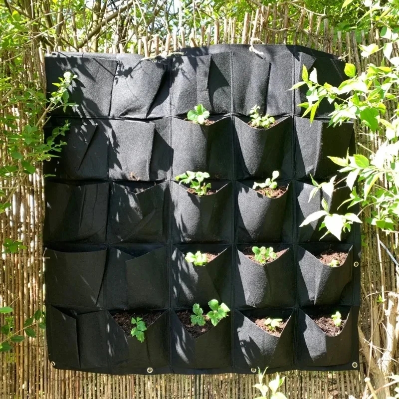 Wall Hanging Planting Bag Mult - Bonsai Vertical Garden avaliação e preço