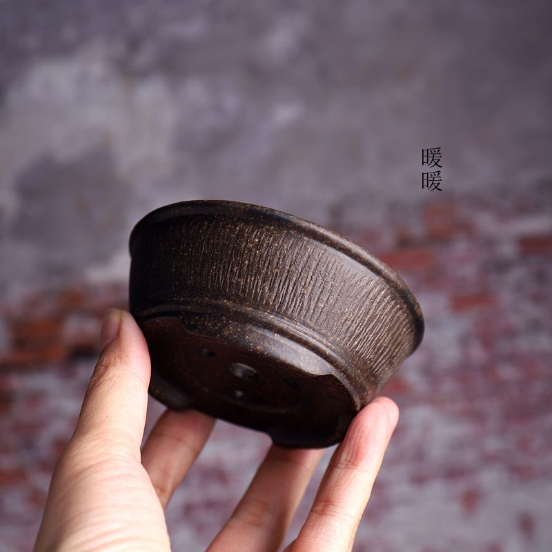 Ceramic Circle Bowl Bonsai Pot - Bonsai Vertical Garden avaliação e preço